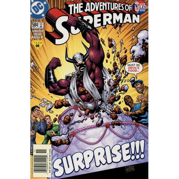 Adventures of Superman #584 (Newsstand) VF ; DC Comic Book
