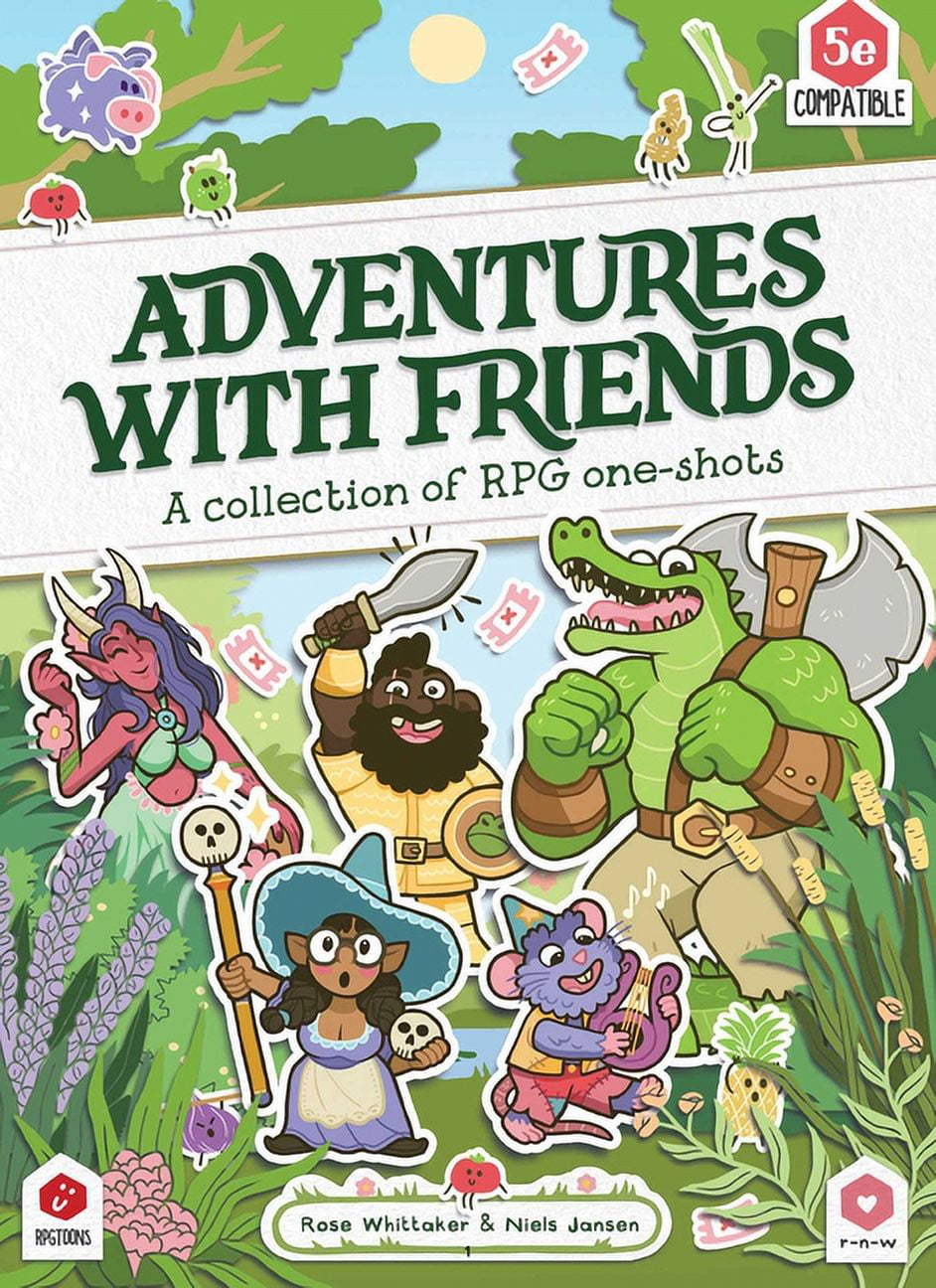 Adventures with Friends: A Collection of RPG One-Shots, (Hardcover)