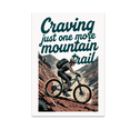 thumbnail image 1 of Adventurous Biking Wall Art - Mountain Biking Enthusiast - 13x19 Poster Print, 1 of 4