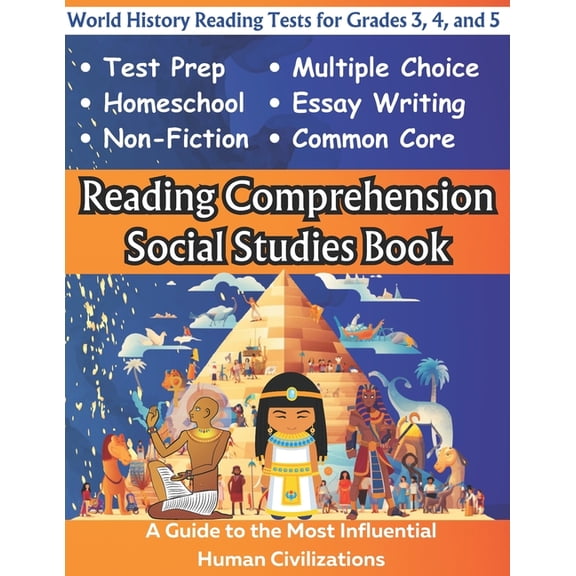 The Adventurous World of Social Studies Reading Comprehension Social Studies Book: World History Reading Tests for Grades 3, 4, and 5, Book 2, (Paperback)