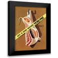 thumbnail image 1 of Advertisement 11x14 Black Modern Framed Museum Art Print Titled - Pigs and Pork: Hooked Pork, 1 of 5