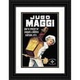 thumbnail image 1 of Advertisement 11x14 Black Ornate Wood Framed with Double Matting Museum Art Print Titled - Cooks: Jugo Maggi, 1 of 4