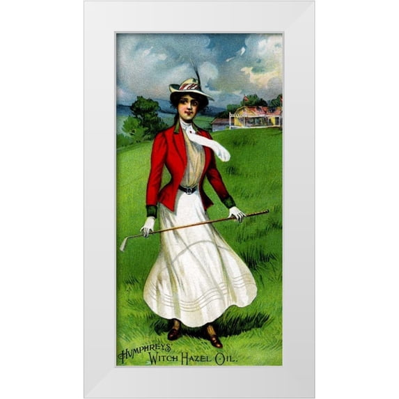 Advertisement 11x18 White Modern Wood Framed Museum Art Print Titled - Humphreys Witch Hazel Oil