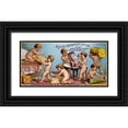 thumbnail image 1 of Advertisement 18x11 Black Ornate Wood Framed with Double Matting Museum Art Print Titled - Ayers Cathartic Pills, 1 of 4