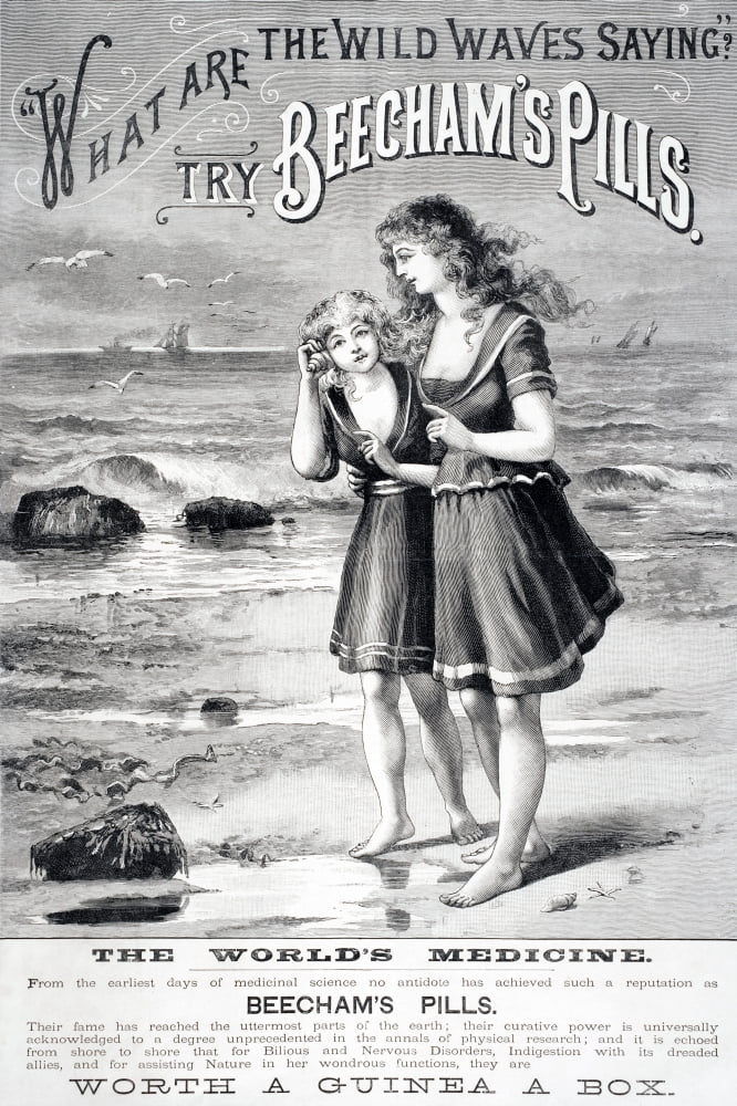 Advertisement For Beechams Pills From Illustrated London News July 1887 Canvas Art - Ken Welsh Design Pics (11 x 17)