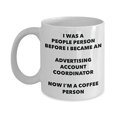 thumbnail image 1 of Advertising Account Coordinator Coffee Person Mug - Funny Tea Cocoa Cup - Birthday Christmas Coffee Lover Cute Gag Gifts Idea, 1 of 4