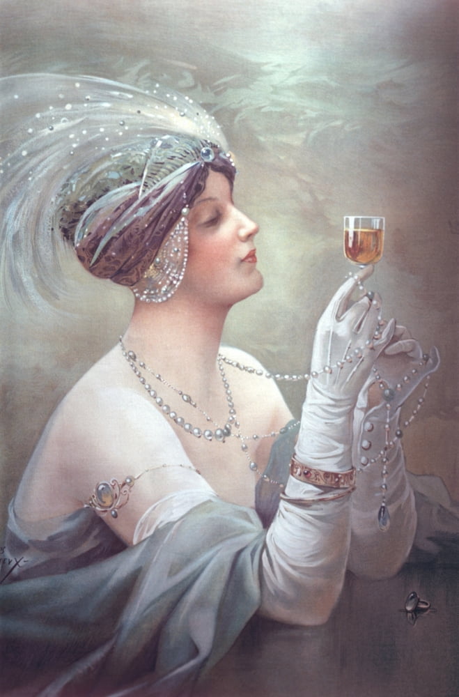 Advertising Poster For Cognac Otard Canvas Art - (18 x 24)