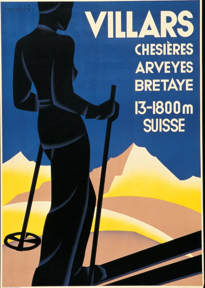 Advertising Poster For Villars Canvas Art - (24 x 36)