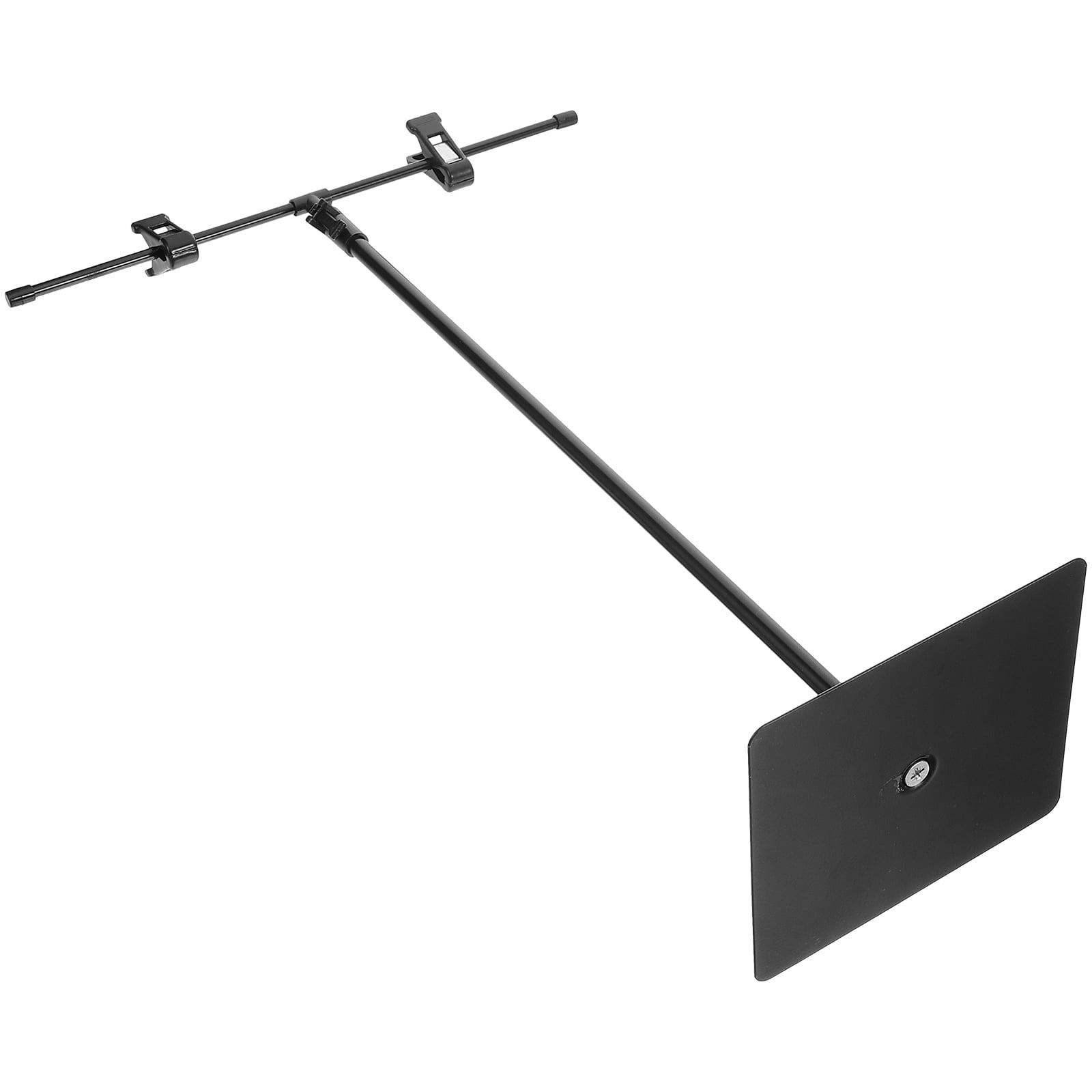 Black Advertising Display Stand with Poster Holder for Tabletop Banner ...