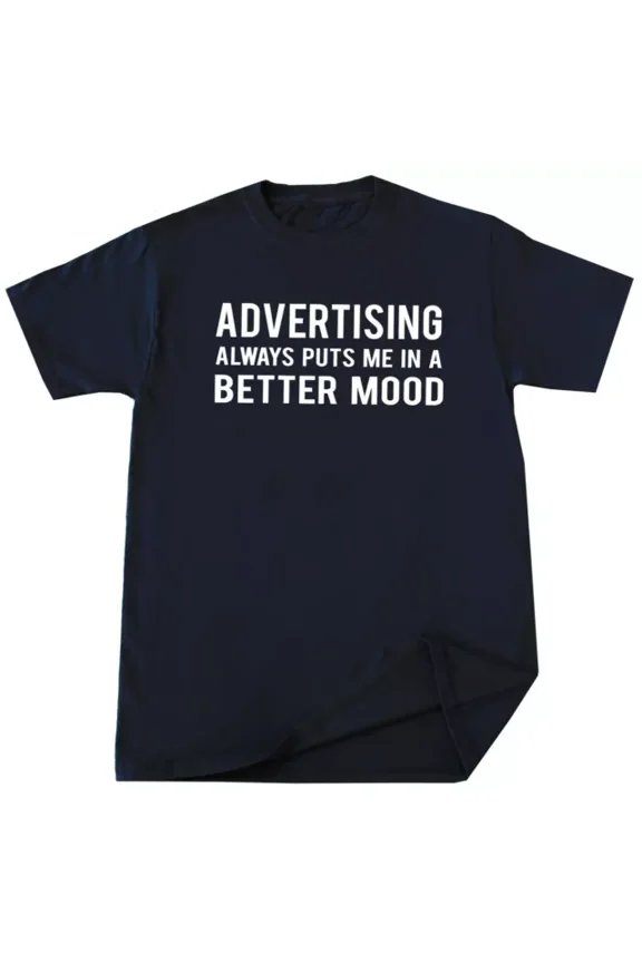 Advertising T Shirt Marketing Manager Funny Tee Mens Short Sleeves Unisex S-5XL Hot Trending Shirt, Vintage Birthday Gift