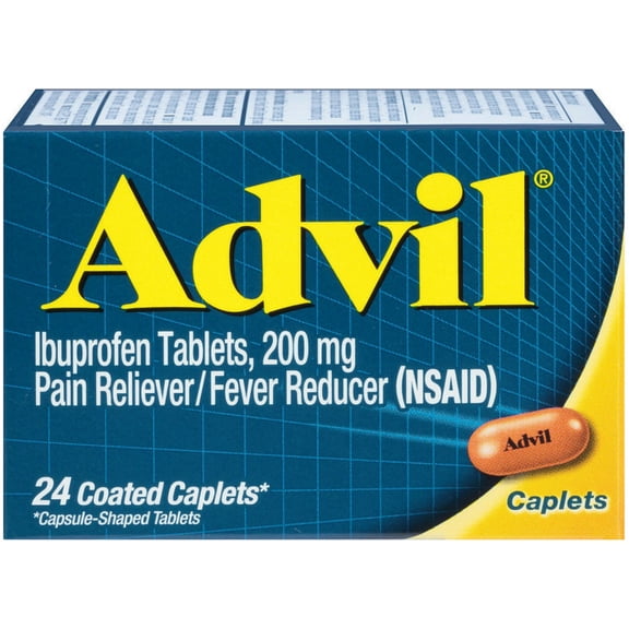 Advil 200 mg Coated Tablets 24 ea (Pack of 2)