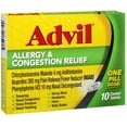 thumbnail image 1 of Advil Allergy & Congestion Relief Tablets 10 ea (Pack of 4), 1 of 1