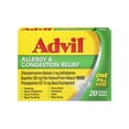 thumbnail image 1 of Advil Allergy and Congestion Relief Pills Pain and Fever Reducer Medicine Tablets, 20 Count, 1 of 10