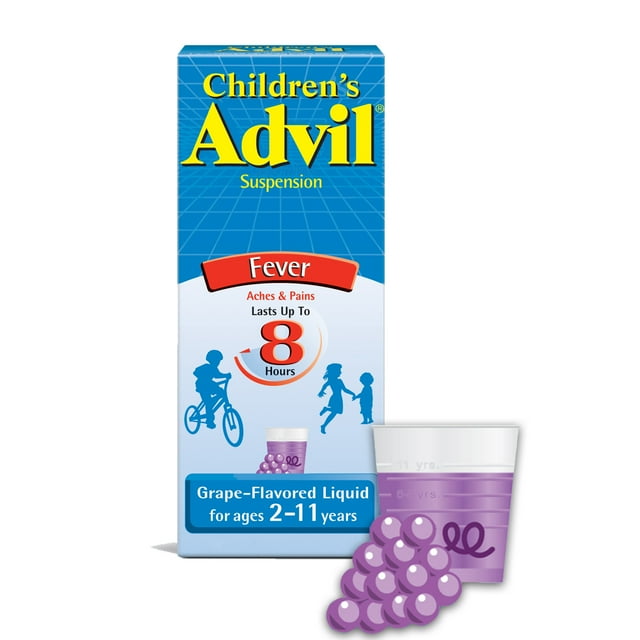 Advil Children's Pain and Headache Reliever Ibuprofen, 100 Mg Liquid, 4 Fl Oz