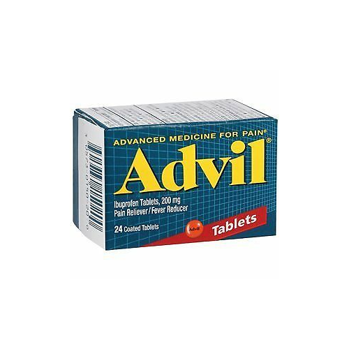 Advil Ibuprofen 200Mg Temporary Relieves Minor Ache & Pain, 24Ct, 6Pack