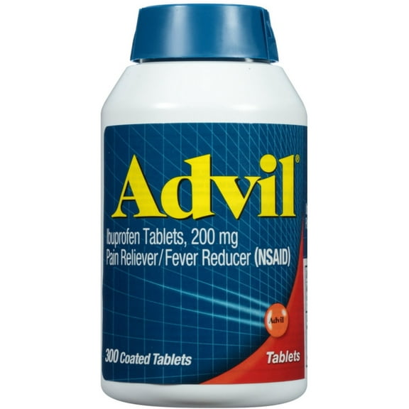 Advil Ibuprofen Coated Tablets, 200mg 300 ea