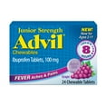 Advil Junior Strength Pain Relievers and Fever Reducer Chewable Tablets