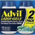 Advil LiquiGels (240 Count) Pain Reliever/Fever Reducer Liquid Filled