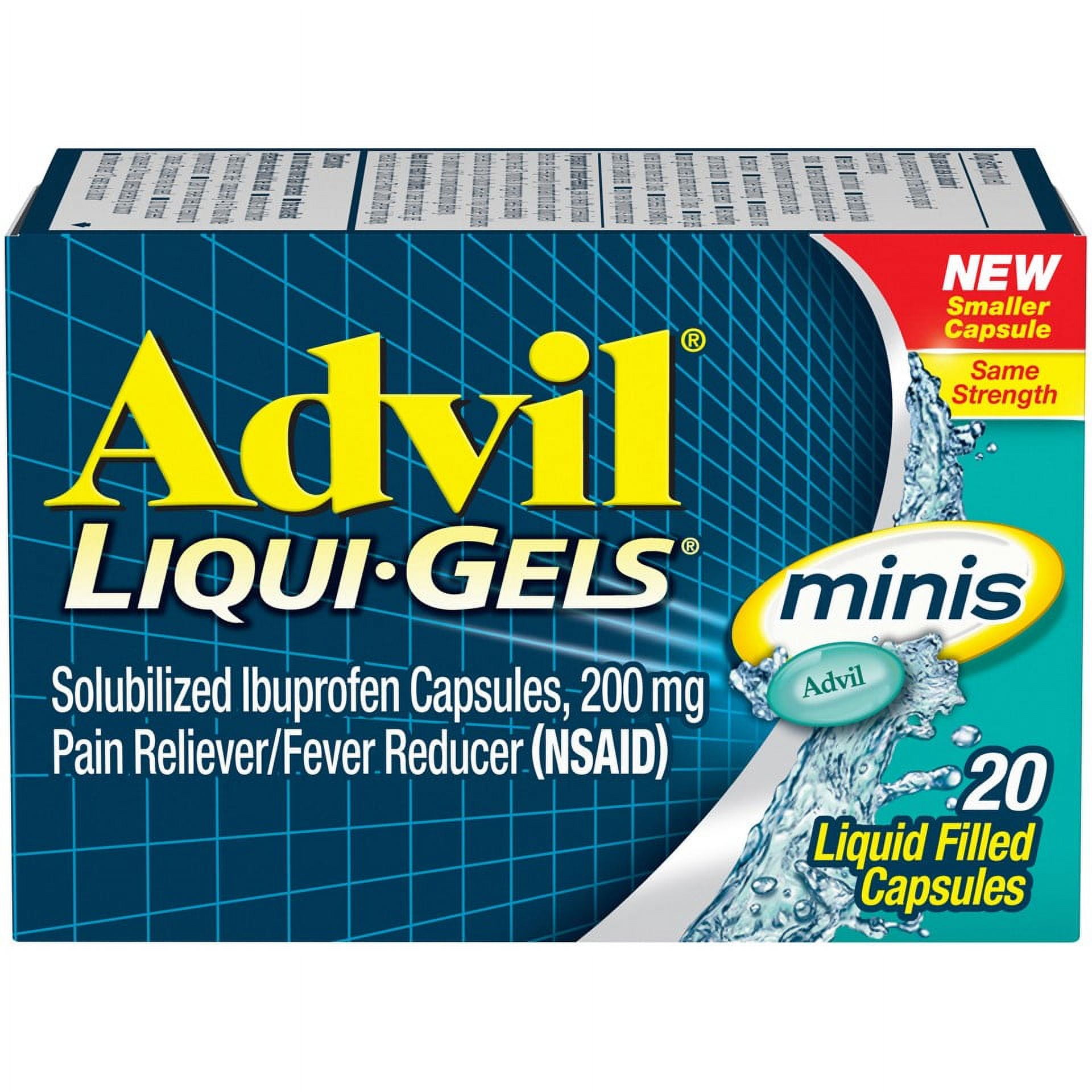 Advil Liqui-Gels Minis, 20 Ct