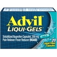 thumbnail image 1 of Advil Liqui-Gels Pain Reliever and Fever Reducer 200 mg Capsules, 20 Ea, 2 Pack, 1 of 5