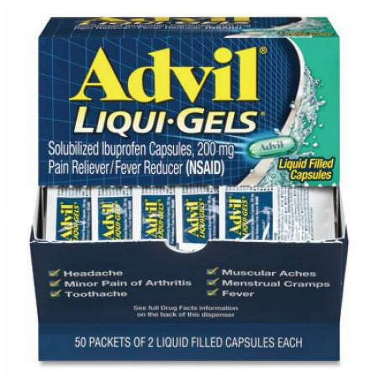 Liqui-Gels, Two-Pack, 50 Packs/Box Liqui-Gels, Two-Pack, 50 Packs/Box
