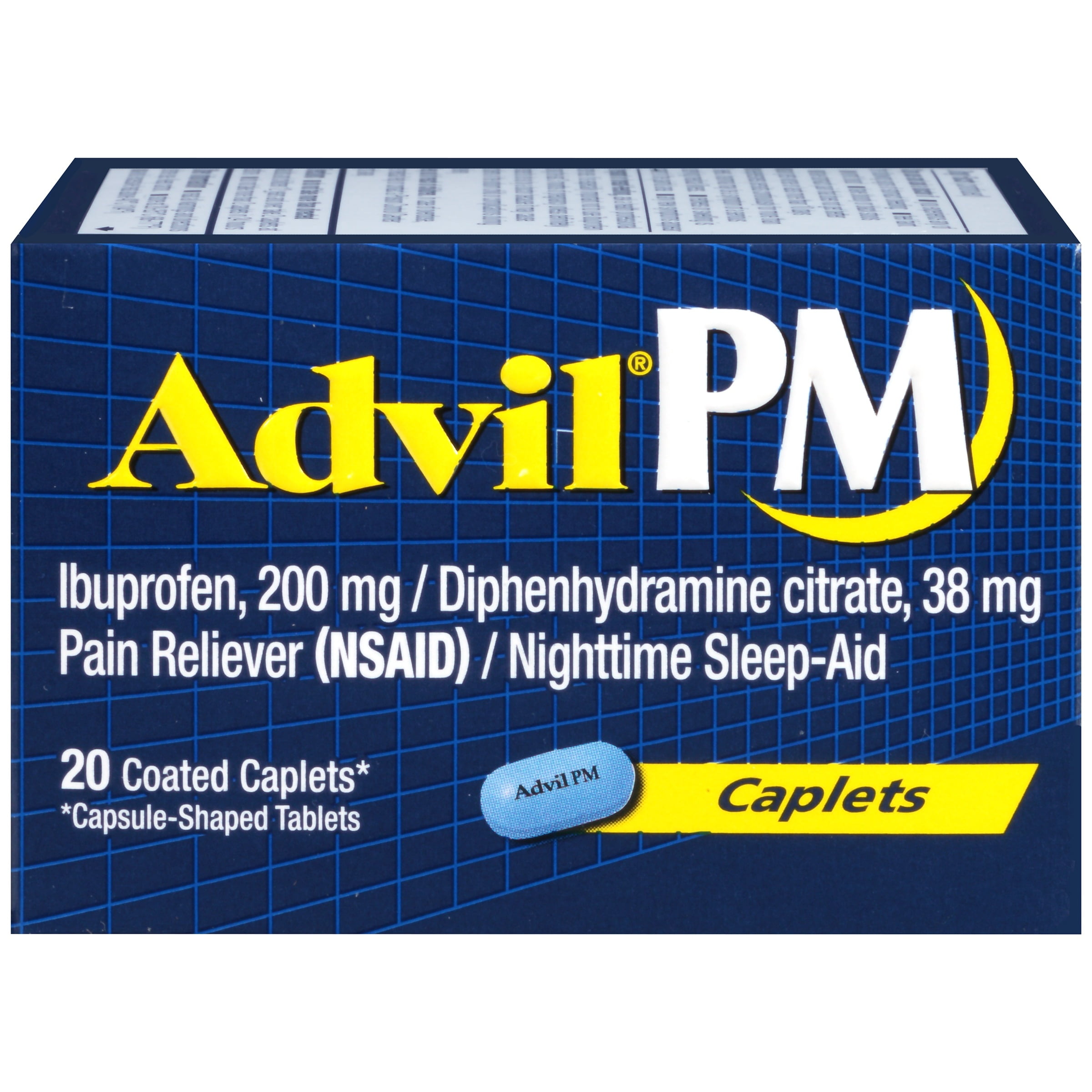 Advil PM Pain and Headache Reliever, Coated Caplets, 20 Count in Nepal at NPR 2744, Rating 5