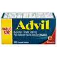 thumbnail image 1 of Advil Pain Relievers and Fever Reducer Coated Tablets, 200Mg Ibuprofen, 130 Count, 1 of 16