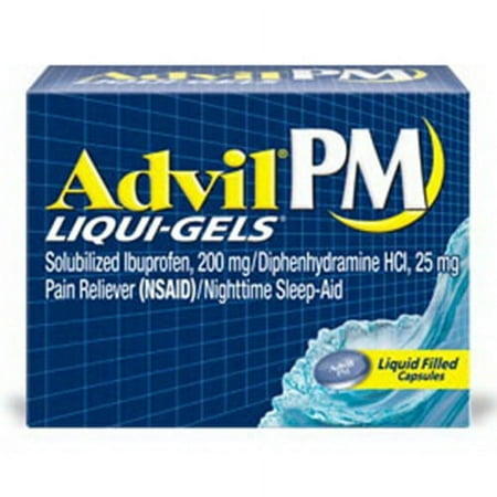 Advil Pm Liqui-Gels, Liquid Filled Caplets - 40 Ea, 2 Pack
