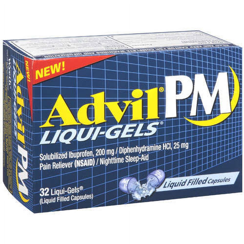 Advil Sleep Aid PM, 32ct - Walmart.com