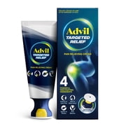 Advil Targeted Relief Pain Relieving Cream With Massage Applicator, Up to 8 Hours of Powerful Relief, 2.5 Oz