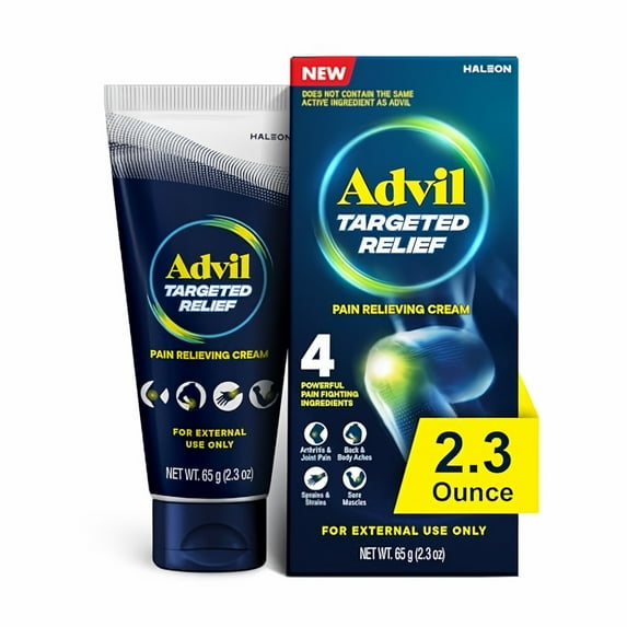 Advil Targeted Relief Pain Relieving Cream (Pack of 3)