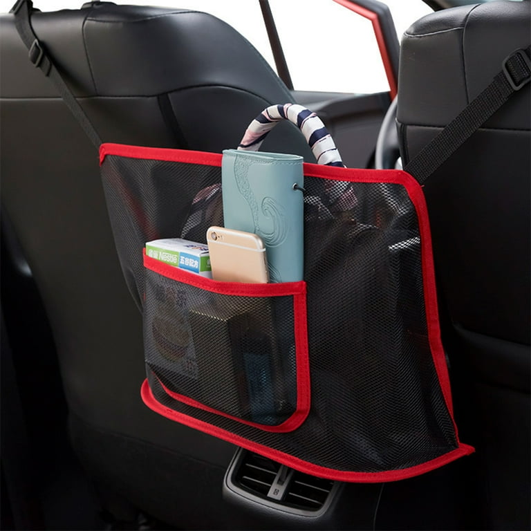 Car Backrest Storage Net, Car Storage Organizer Between Front