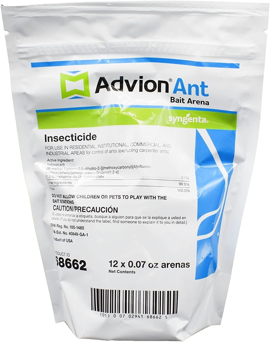 Advion Ant Bait Arena Insecticide - Effective Ant Control - 1 Bag (12 Bait Stations) by Syngenta