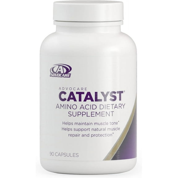 AdvoCare Catalyst Muscle Recovery & Growth Amino Acid Supplement with L-Glutamine & L-Arginine, 90 Capsules
