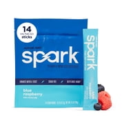 AdvoCare Spark Energy Drink Mix – Vitamin & Amino Acid Powder Supplement, Blue Raspberry Flavor, 14 Stick Packs