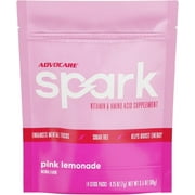 AdvoCare Spark Energy Drink Mix – Vitamin & Amino Acid Powder Supplement, Pink Lemonade Flavor, 14 Stick Packs
