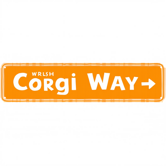 Advocacy-Themed Tin Sign 16*4 Inches - Great"Corgi Way" for Home, Office, Community Space - Features Equality Rights Message, Enhances Inspirational Decor