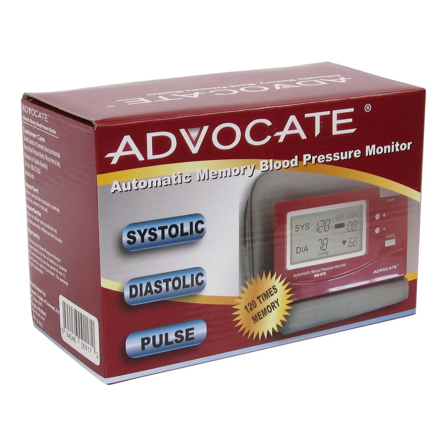 Advocate Arm Blood Pressure Monitor with Extra Large Cuff