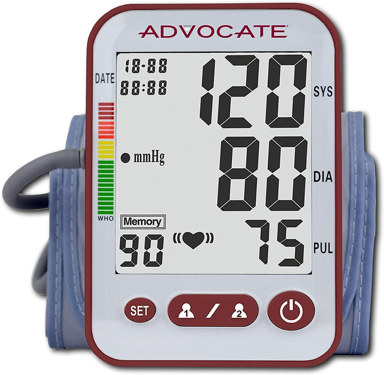 Advocate Arm Blood Pressure Monitor X-Large Cuff 26 Ounce
