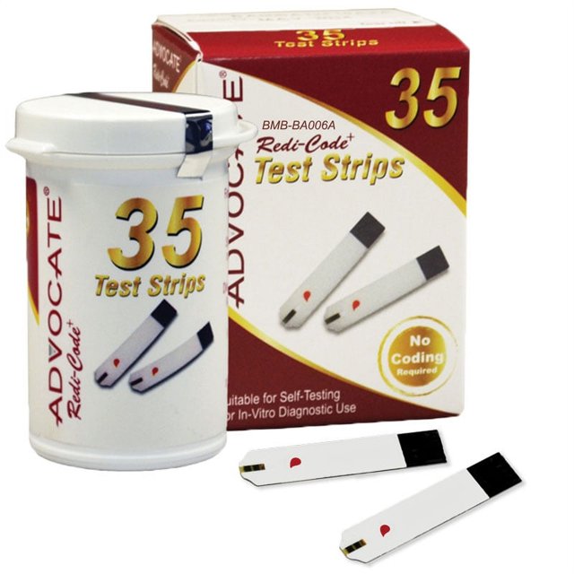 Advocate RediCode Plus Test Strips, 35 Ct