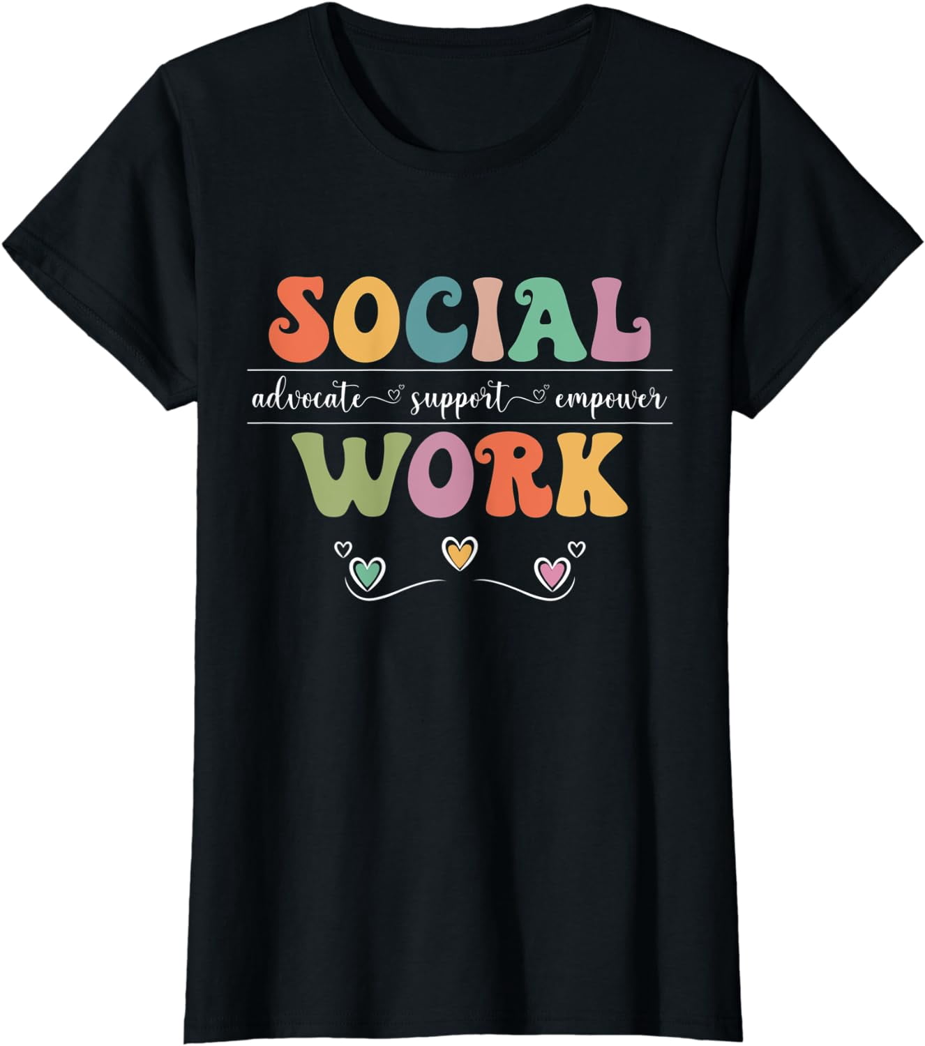 T-shirt Social Worker Appreciation - Cadeau Travailleur Social, Unisex, Neuf Avec étiquettes