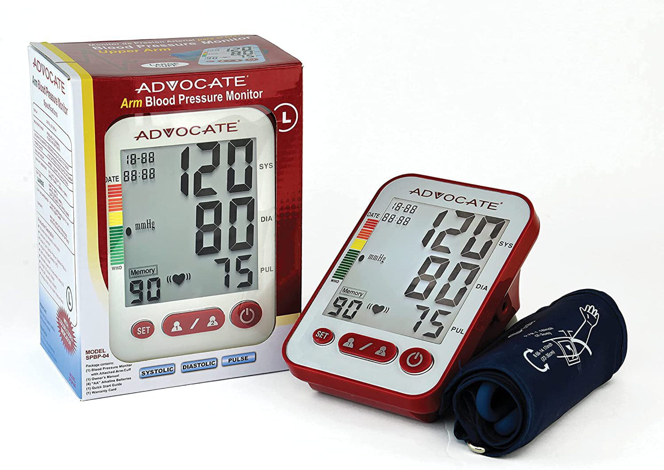 Advocate Upper Arm Blood Pressure Monitor Size Extra Large