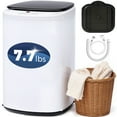 thumbnail image 1 of Advwin 1.07 Cu.ft Portable Washing Machine, 7.7 lbs Automatic Compact Washer & Spin Dryer Combo with 8 Programs, Small Laundry Machine for Apartment, Dorm, RV, White, 1 of 10