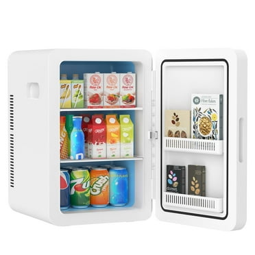 Advwin 22L Mini Fridge Cooler, Compact Personal Refrigerators for Skincare, Beverage, White
