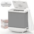 thumbnail image 1 of Advwin 35L Foldable Hot Towel Warmers for Bathroom,Luxury Towel Heater with Drying Modes, 900W, Grey, 1 of 7