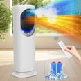 thumbnail image 1 of Advwin 4-in-1 Portable Air Conditioner & Space Heater Combo with Humidifier, Evaporative Cooler & Tower Fan for Home, Remote, 1 Gal Water Tank, 2 Ice Packs, Timer (Silver), 1 of 9