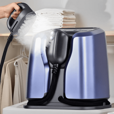 Advwin Professional 2200W Steam Station with 1.2L Tank, 5-Level Ceramic Soleplate Iron for Clothes