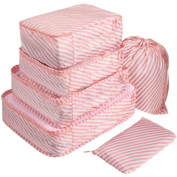 Adwaita 6 Set Packing Cubes, Travel Luggage Packing Organizers