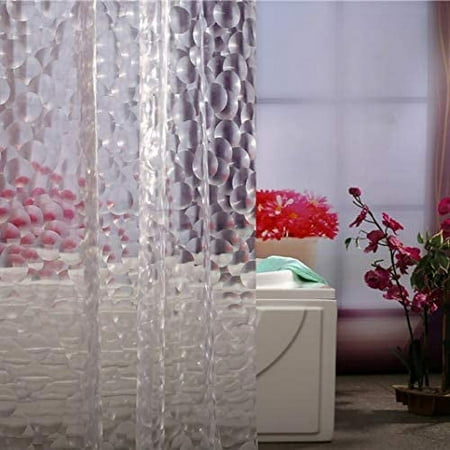 Adwaita Clear EVA Shower Curtain, 72" x 72"