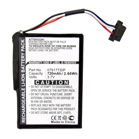 Synergy Digital GPS Battery, Compatible with Navman Spirit 305 GPS, (Li-ion, 3.7V, 720mAh) Ultra High Capacity, Replacement for Mitac Battery